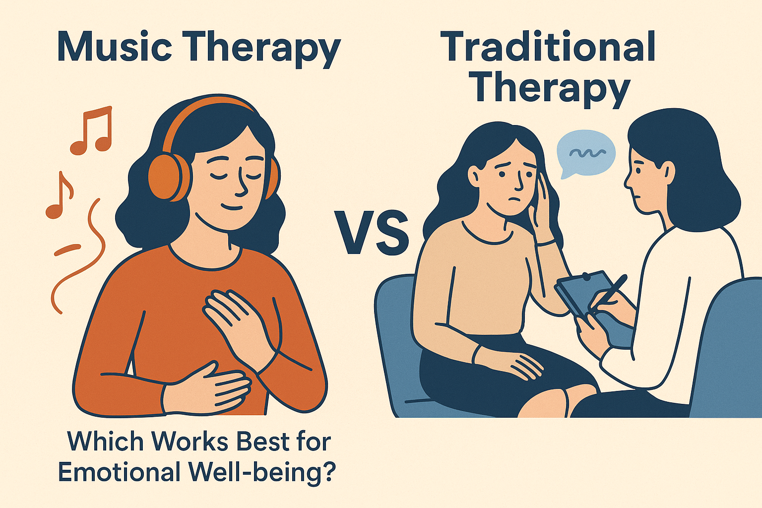 Read more about the article Music Therapy vs. Traditional Therapy: Which Works Best for Emotional Well-being? | Islamabad Rehab Centre